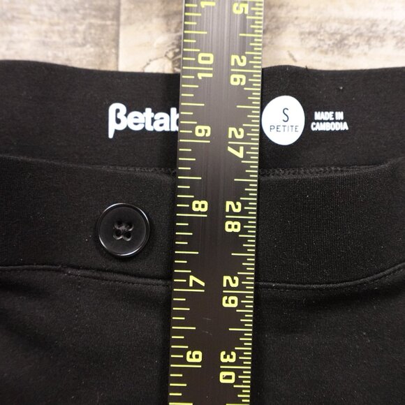 Betabrand dress pant yoga pant straight leg women's small petite black - Picture 6 of 12